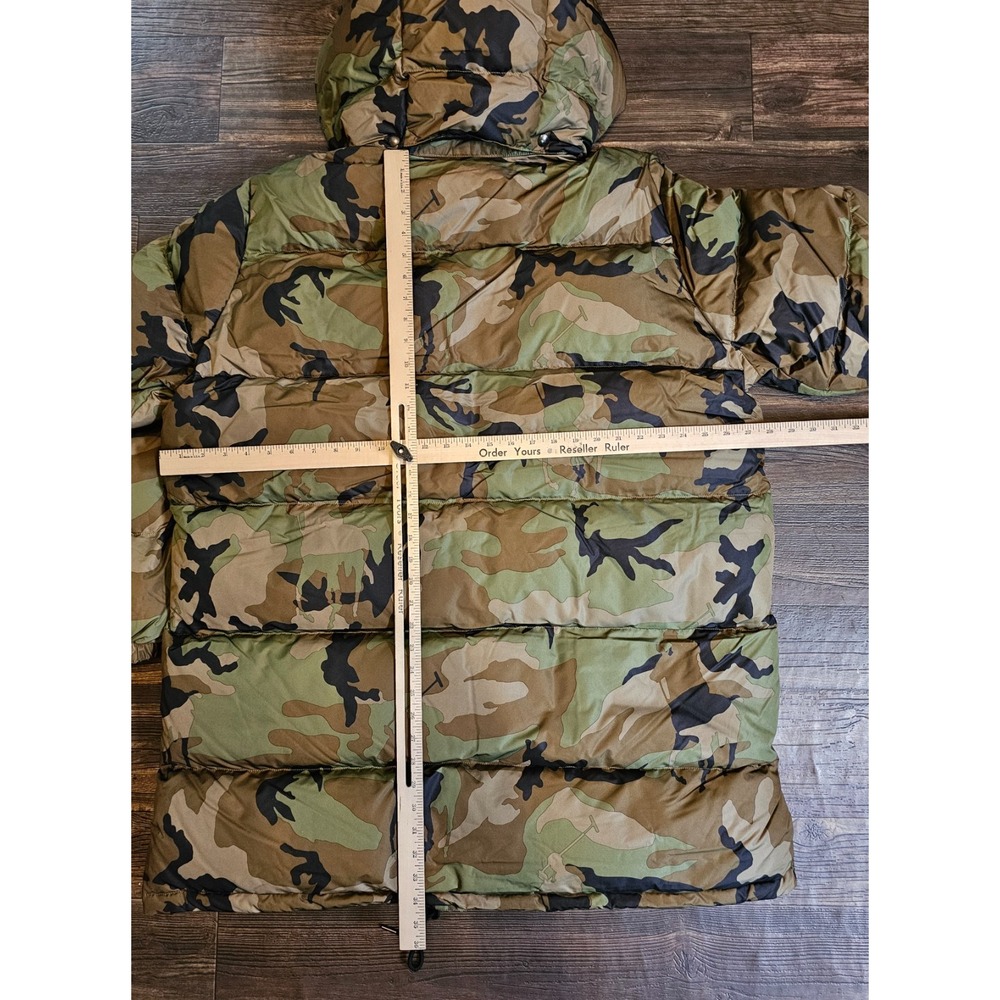 Polo Ralph Lauren Jacket Mens XLT Camo Down Puffer Hooded Winter Ski Coat - Picture 10 of 11